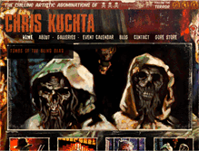 Tablet Screenshot of horrorartist.com